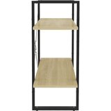 Ormarić za knjige s 2 razine boja hrasta 80 x 30 x 70 cm drveni | shoptok.hr