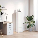 vidaXL Visoka ploča bijela 29,5x34x119,5 cm izrađeno drvo Cijene