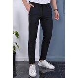 Dewberry 189762 Slim Fit Mens Trousers-BLACK Cijene