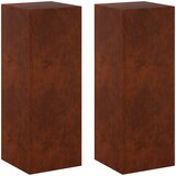  Stalak za biljke 2 pcs Rđa 30 x 30 x 80 cm Otporni čelik | shoptok.hr