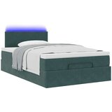 vidaXL Okvir za krevet s madraca tamnozeleni 120x190 cm baršunasti | shoptok.hr