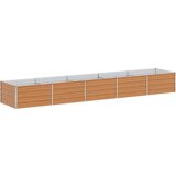  Povišena gredica - Vrtna gredica Svijetlosmeđa 400 x 80 x 45 cm | shoptok.hr
