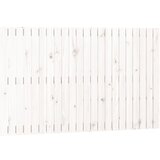 Maison Chic Stensko Posteljno vzglavje - Vzglavna omarica - Nočna omarica belo 140x3x90 cm trdna borovina, (21706922) Cene