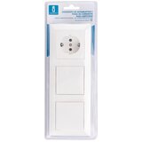Aigostar KOMPLET 2 kućna prekidača sa SCHUKO utičnicom 1x16A/250V | Eponuda.com