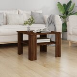 vidaXL Stolić za kavu smeđa boja hrasta 60x60x42 cm konstruirano drvo | shoptok.hr