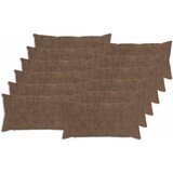  Presvlaka za jastuk 12 kom. HEERLEN Svijetlosmeđa 40 x 80 cm | shoptok.hr
