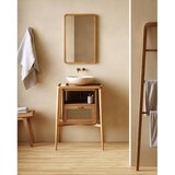 Kave Home Zidno ogledalo s okvirom od masivnog drveta 45x70 cm Shamel – | shoptok.hr