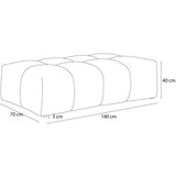 Bobochic Paris Bijeli tabure od bouclé tkanine Everest – | shoptok.hr