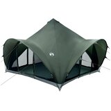 vidaXL Tipi šotor s streho Vojaško zelena 6 oseb Poliester in jeklo, (5000309413) | Shoptok.si