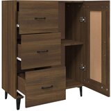  Komoda boja smeđeg hrasta 69 5 x 34 x 90 cm konstruirano drvo | shoptok.hr