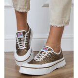 Gemre Brown women's platform sneakers Greta | shoptok.hr