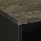  Noćni ormarić crni 50x33x62 cm Puno drvo Mango | shoptok.hr