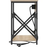 vidaXL Nočna omarica sonoma hrast 41 x 31 x 51 cm Konstruiran les | Shoptok.si