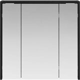 Kupaonski ormar s ogledalom Crni hrast 63,5 x 16 x 62,5 cm | shoptok.hr