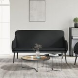  Klupa crna 110 x 76 x 80 cm od umjetne kože | shoptok.hr