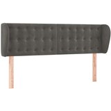  Uzglavlje s ušima tamnosivo 147x23x78/88 cm baršunasto | shoptok.hr
