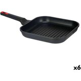  Rebrasta tava za pečenje 28 x 28 cm Aluminij (6 kom.) | shoptok.hr