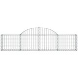  Lučne gabionske košare 2 kom 200x30x40/60 cm pocinčano željezo | shoptok.hr