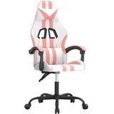  Igraća stolica bijelo-ružičasta od umjetne kože | shoptok.hr