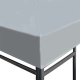  Streha za paviljon 310 g/m² 4x3 m siva, (20692967) | Shoptok.si