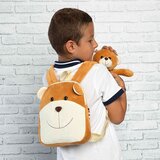 PERLETTI Reverzibilni dječji ruksak s plišanim medvjedićem 25 cm | shoptok.hr