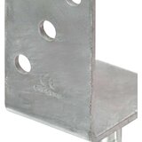  Sidra za ogradu 12 kom srebrna 8 x 6 x 30 cm pocinčani čelik - 12 | shoptok.hr