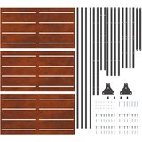  Zaslon za privatnost 100 x 50 x 180 cm Otporni čelik Rđa | shoptok.hr