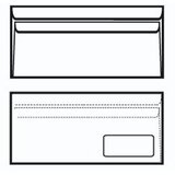 NANO Kuverte 110x230 mm ABT PD latex, bijela | shoptok.hr
