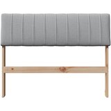  Tapecirani uzglavlje Svijetlo siva 100 cm Čvrsto borovo drvo | shoptok.hr
