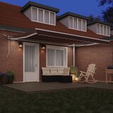 Tenda na automatsko uvlačenje s LED smeđa 450 x 300 cm | shoptok.hr