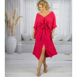 Pri Oversize dress with belt and V neckline SOPHIA | shoptok.hr