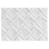 TAPIS DE BAIN 50 x 80 CM COTON JACQUARD IKATIS BLANC/BLANC Bijela