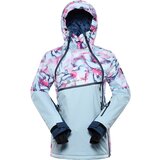 Alpine pro Women's ski jacket with ptx membrane OMEQA aquamarine variant pb Cene