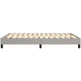  Za krevet s oprugama svjetlosivi 140 x 190 cm od tkanine | shoptok.hr
