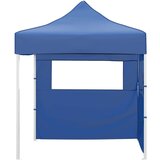 vidaXL Profesionalen zložljiv vrtni šotor z 2 stranicama 2x2 m moder | Shoptok.si