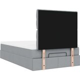  Okvir kreveta s madraca svijetlosivi 120x200cm od tkanine | shoptok.hr