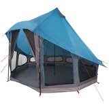 Tipi šator s krovom s pohranom Plava 404 x 370 x 270 cm taft | Eponuda.ba