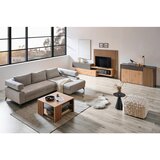CARRYHOME Klubska Miza Gibarian, Barva Hrasta, Siva | Shoptok.si