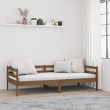  Dnevni ležaj smeđa boja meda 90 x 190 cm od masivne borovine | Eponuda.com
