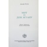 IK Zorana Stojanovića Žan Ruse
 - Mit o Don Žuanu