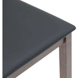  Jedilni stoli z blazinami 2 kosa Brown Solid Wood Rubber | Shoptok.si