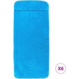 vidaXL Ručnici za plažu 6 kom tirkizni 60 x 135 cm od tkanine 400 GSM | shoptok.hr