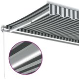  Tenda na ručno uvlačenje LED antracit i bijela 300 x 250 cm | shoptok.hr