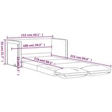 vidaXL Podni kauč na razvlačenje 2-u-1 boja vina 112x174x55 cm baršun | shoptok.hr