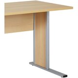MID.YOU PISALNA MIZA kovina, leseni material barve bukve | Shoptok.si