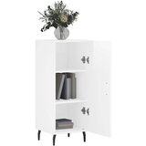 vidaXL Komoda sjajna bijela 34 5 x 34 x 90 cm od konstruiranog drva | shoptok.hr