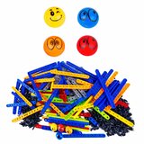 Rainbow Board Blocks Ball Track Slide Ball Catching Game 477 pcs. | Shoptok.si