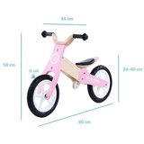Moovkee drveni bicikl 2u1 Jane sweet pink | shoptok.hr