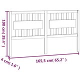  Uzglavlje za krevet 165,5 x 4 x 100 cm od masivne borovine | shoptok.hr