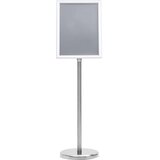  Stalci za plakate 2 pcs Srebrno 32.7 x 24 x 108 cm Aluminij | shoptok.hr
